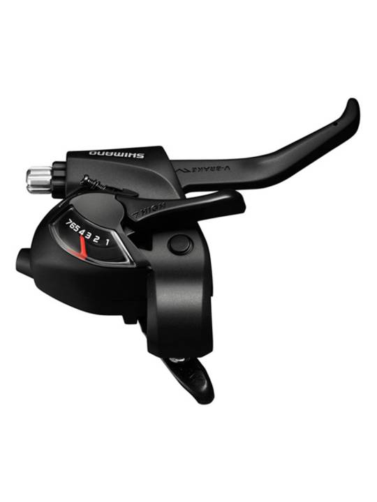 Шифтер Shimano (Шимано) Tourney EF41 правый 7ск трос 2050мм черный ASTEF41R7AL