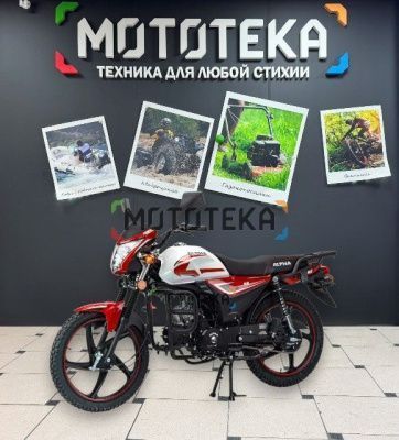 Мопед MotoLand (Мотолэнд) Альфа RS 11 (LM48-B) красный (А)
