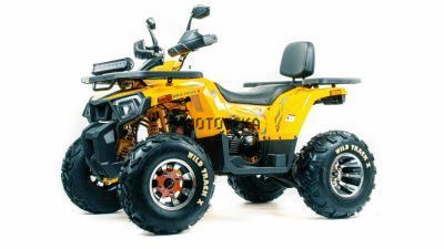 Квадроцикл MotoLand (Мотолэнд) VOX200 WILD TRACK X PRO (баланс. вал) желтый (машинокомплект)