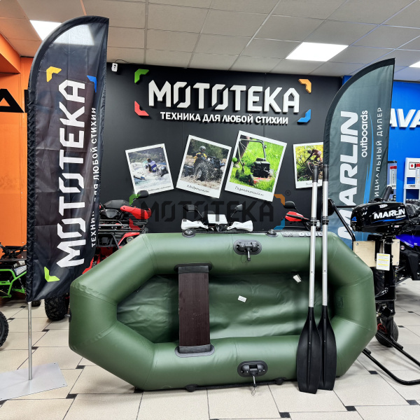 Лодка ПВХ Аква Оптима 210 зелёный в магазине Мототека по цене 12 240 ₽
